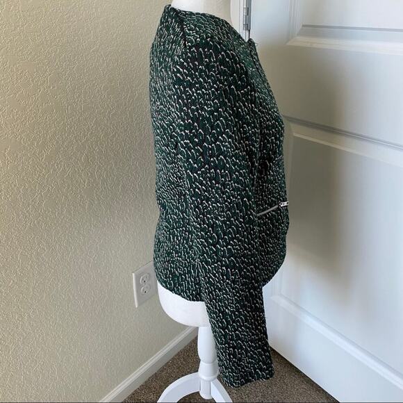 Helene London Tweed Zip Front Blazer - Picture 5 of 8